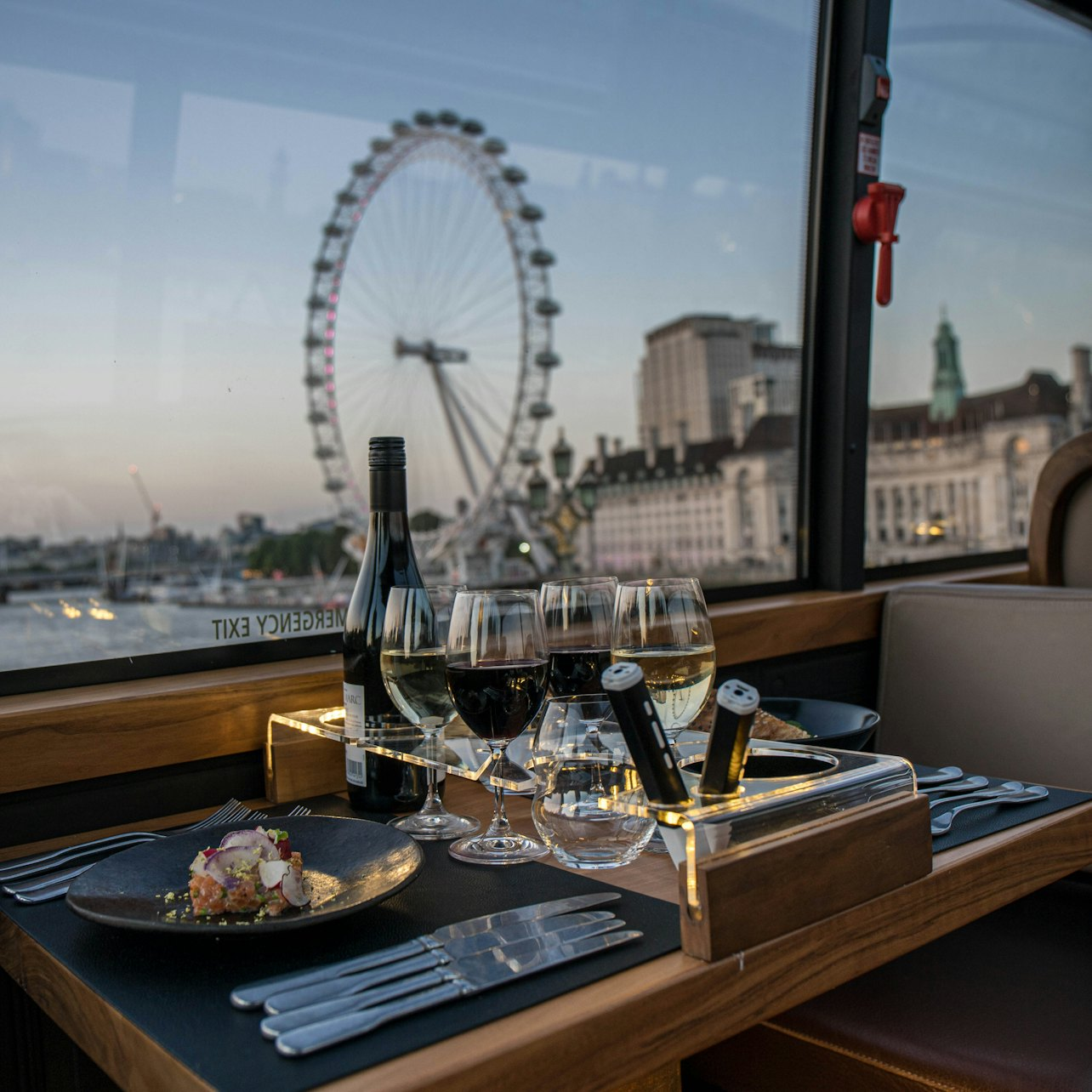 6-Course Dinner on a Panaromic Bus Tour by Bustronome in London - Photo 1 of 5